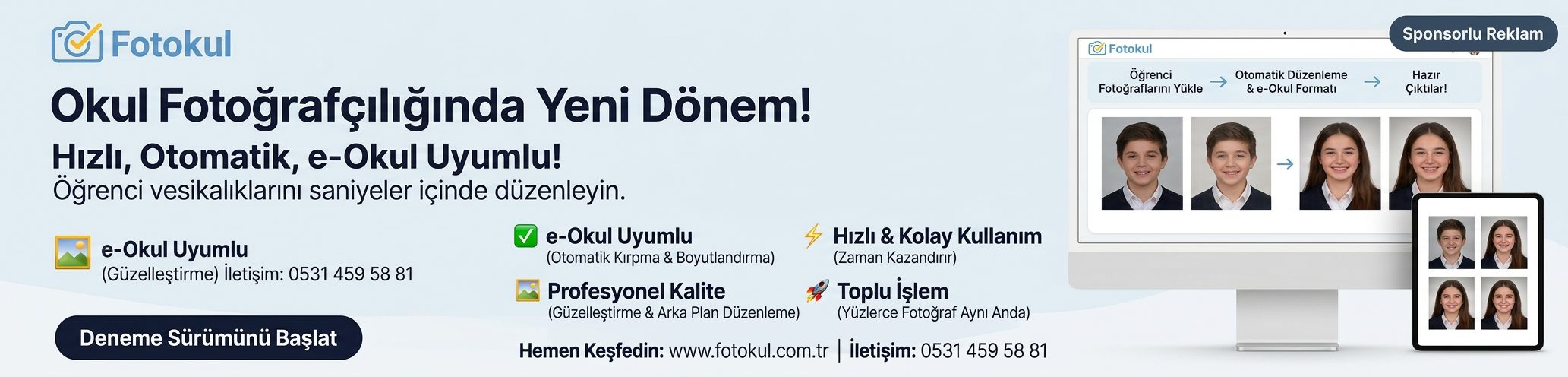 Okul fotoğrafçılığında YENİ DÖNEM!